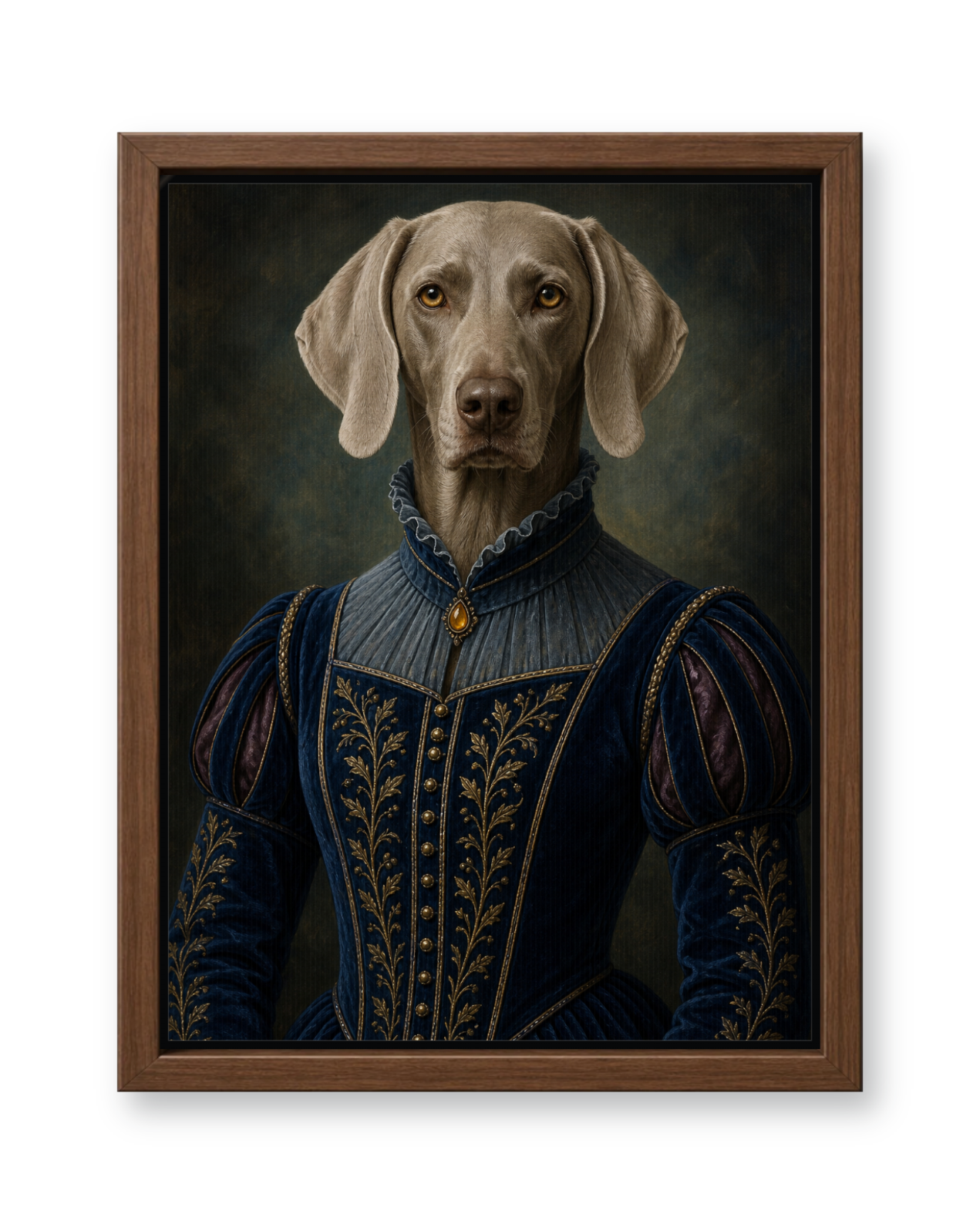 The Midnight Marchioness - Walnut Frame