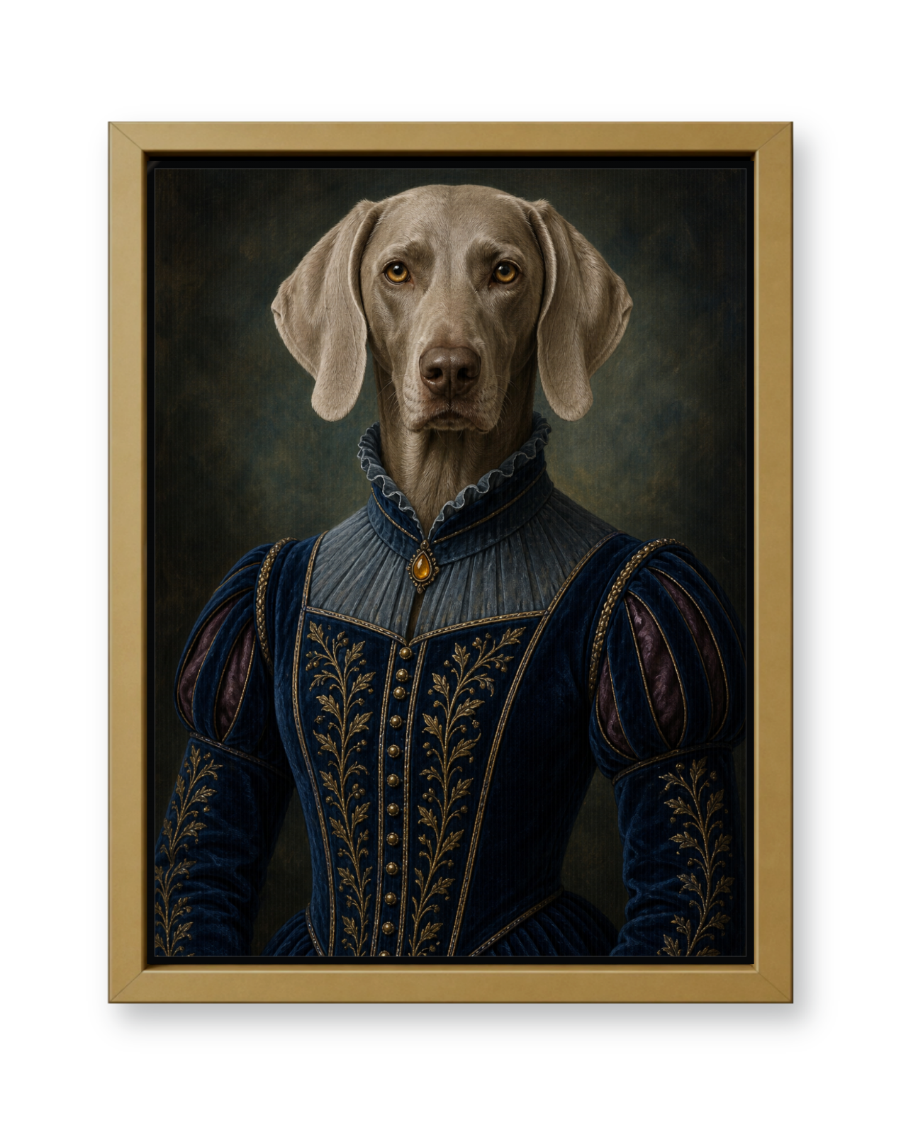 The Midnight Marchioness - Gold Frame