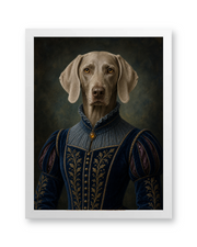 The Midnight Marchioness Custom Pet Poster - White Frame