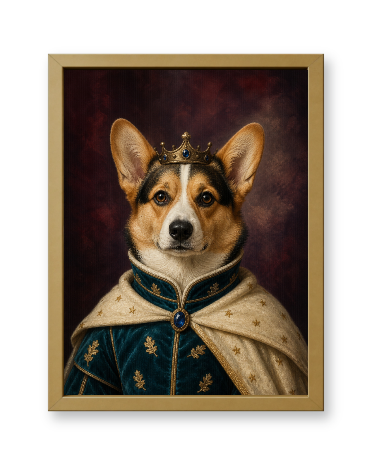 The Noble Heir Custom Pet Poster - Gold Frame