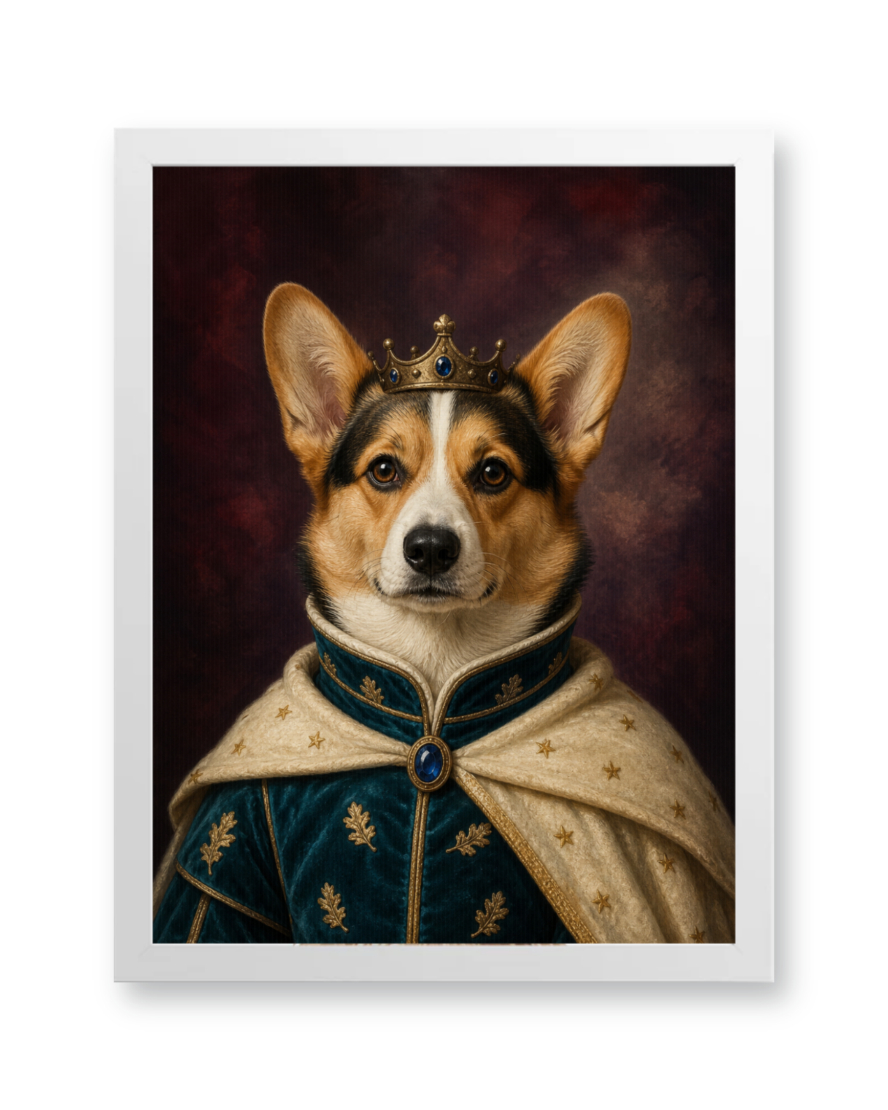 The Noble Heir Custom Pet Poster - White Frame