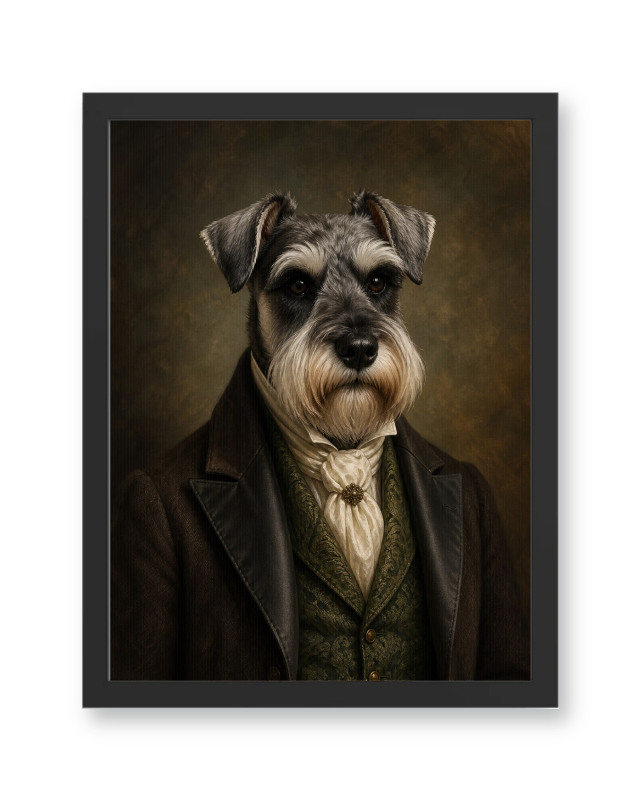 The Noble Statesman Custom Pet Poster - Black Frame