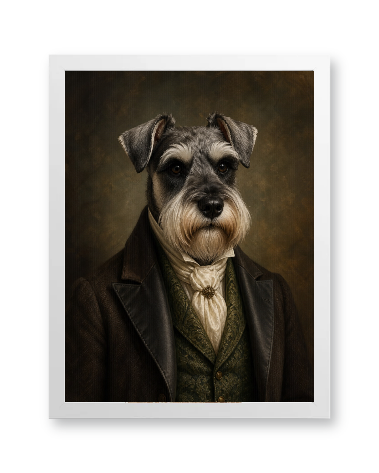 The Noble Statesman Custom Pet Poster - White Frame
