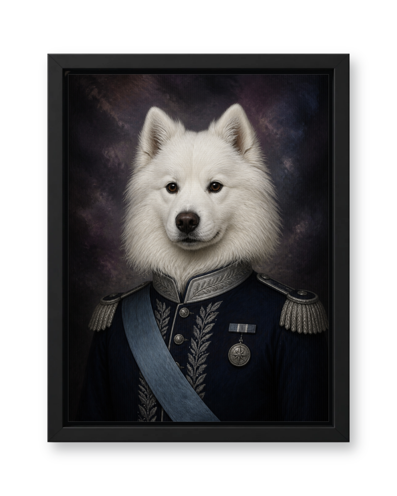 The Sapphire Captain - Black Frame
