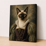 The Velvet Duchess Custom Pet Canvas - Gallery Wrapped - No Frame