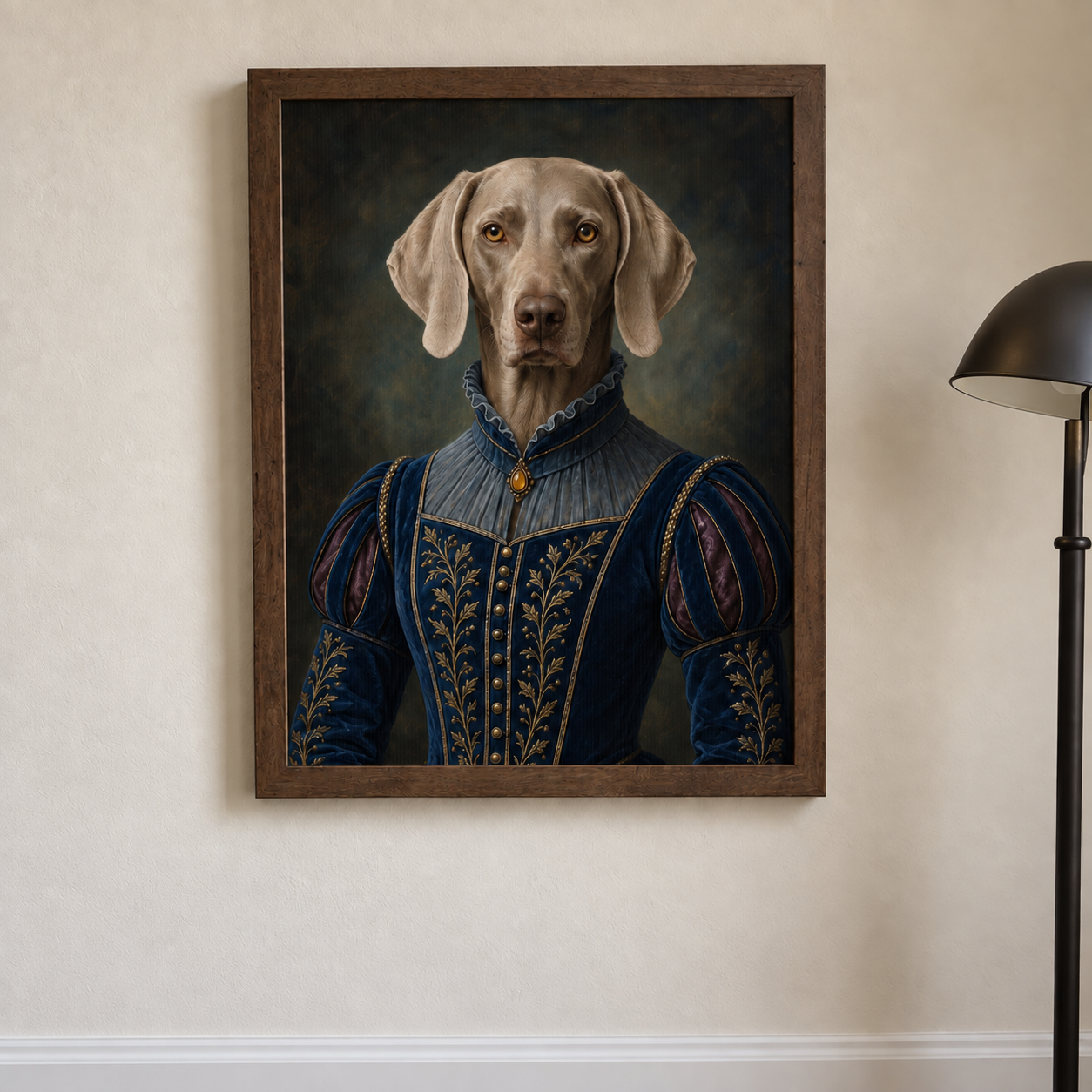 The Midnight Marchioness Custom Art Print — lifestyle view