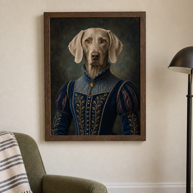 The Midnight Marchioness Custom Art Print — lifestyle view