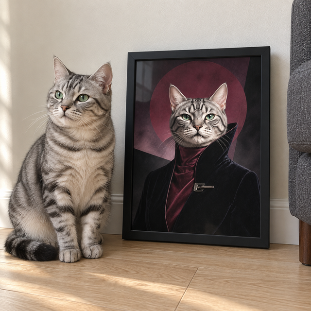 The Nightfall Icon Custom Art Print — lifestyle view