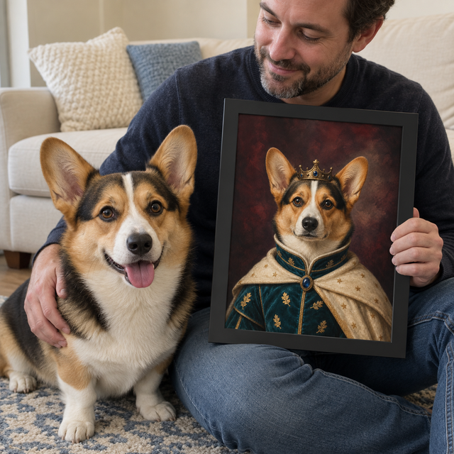 The Noble Heir Custom Art Print — lifestyle view