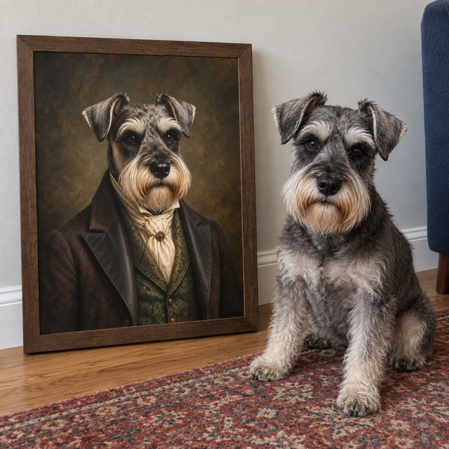 The Noble Statesman Custom Art Print — lifestyle view