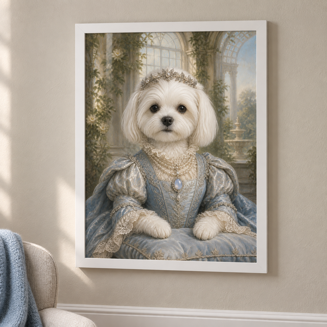The Pearl Duchess Custom Art Print — lifestyle view