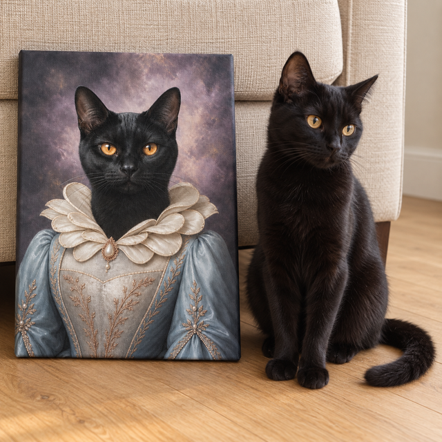 The Pearl Regent Custom Pet Canvas — lifestyle view