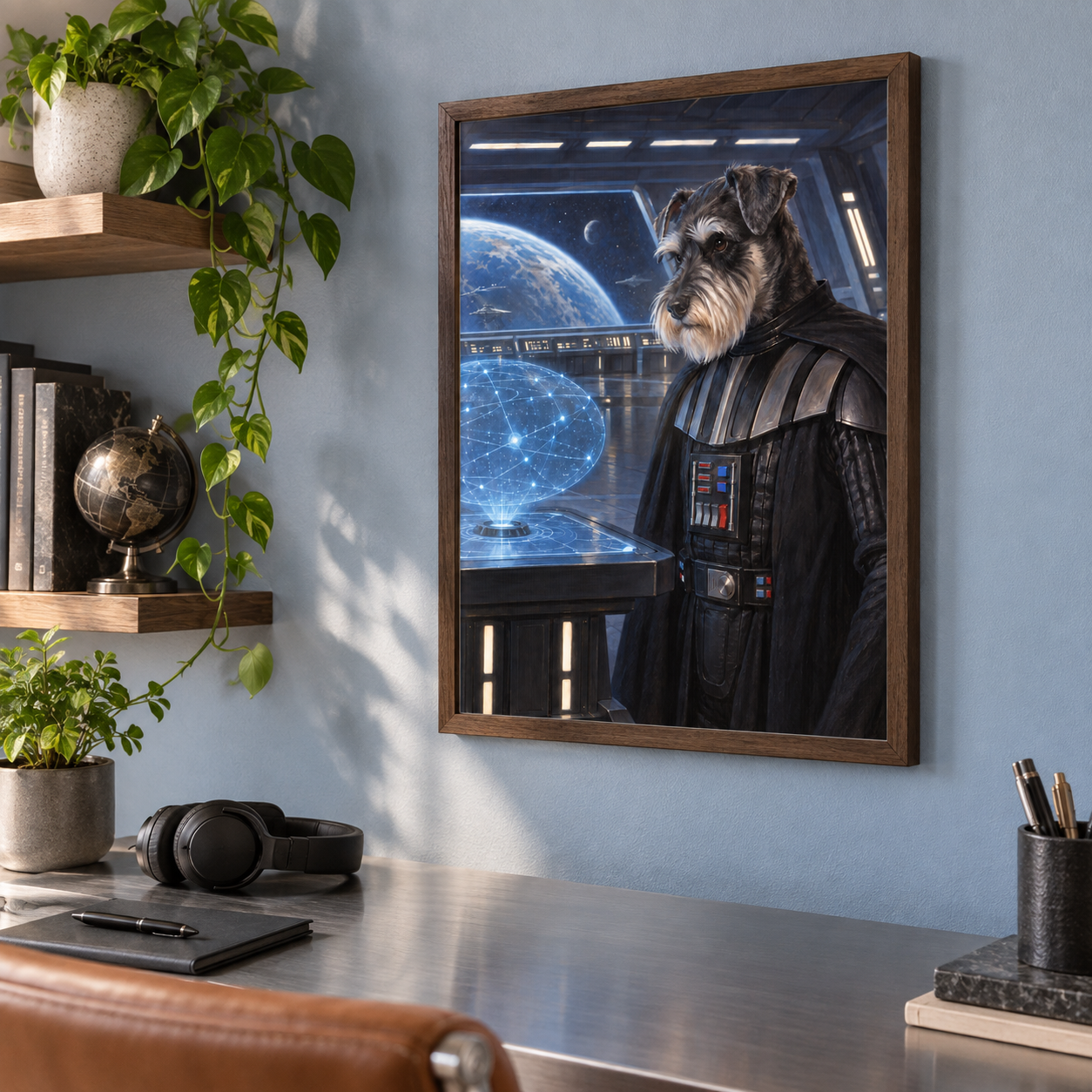 The Dark Lord Custom Art Print — lifestyle view