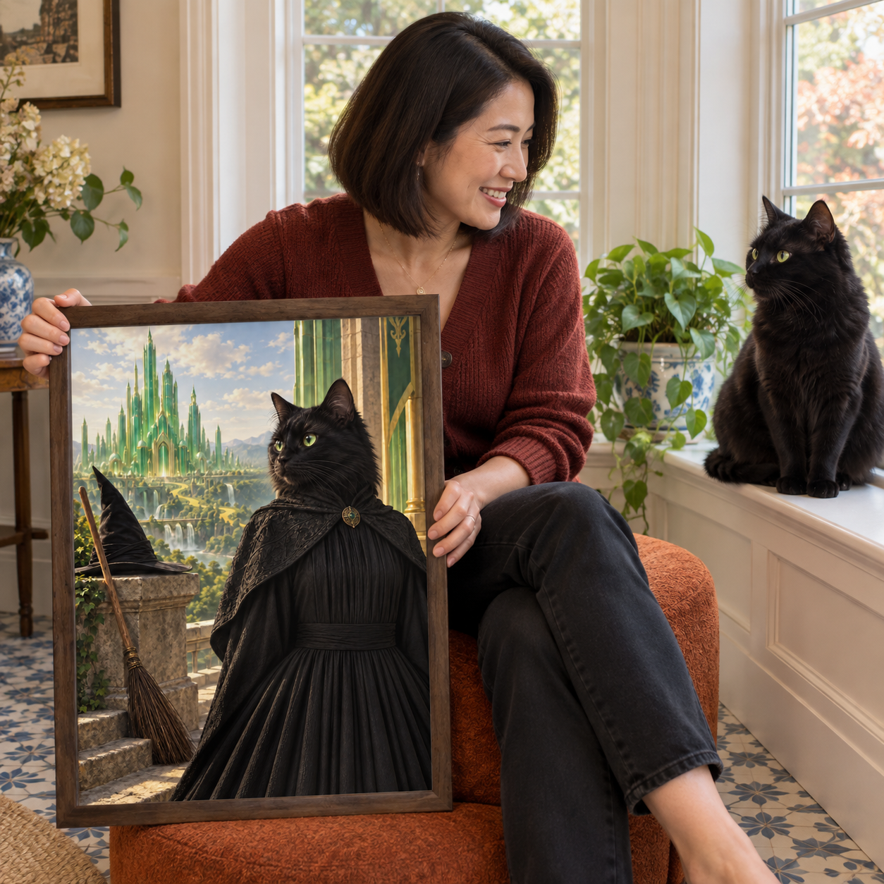 The Wicked Witch Custom Art Print — lifestyle view