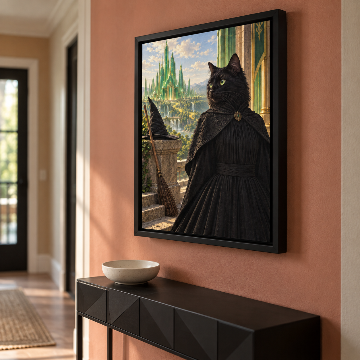 The Wicked Witch Custom Pet Canvas — lifestyle view