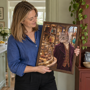The Chocolatier Custom Art Print — lifestyle view