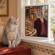 The Chocolatier Custom Pet Canvas — lifestyle view