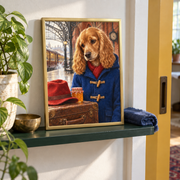 The Marmalade Traveler Custom Art Print — lifestyle view