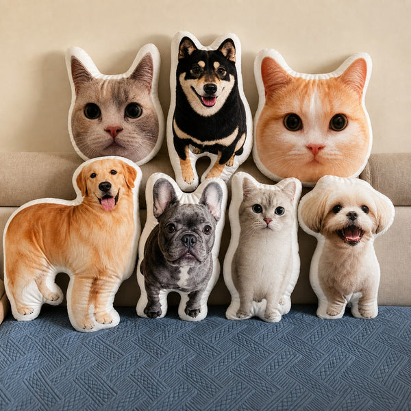 Custom pet-shaped pillow